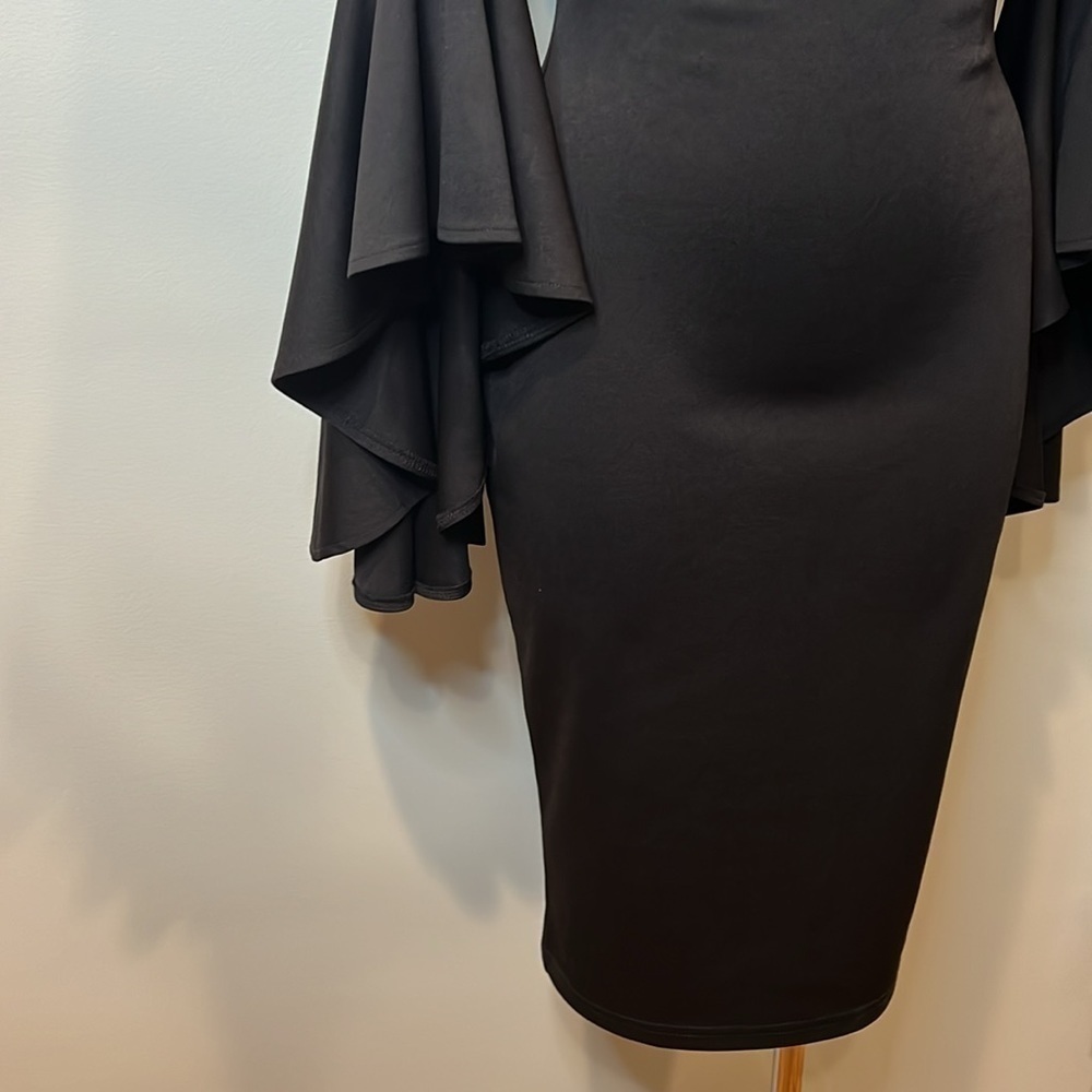 Women’s Black Bodycon Dress - Picture 4 of 9